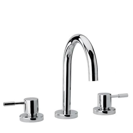 Jewel Faucet Jewel Faucet 16214 Chrome Two Lever Handle Widespread Lavatory Faucet 16214